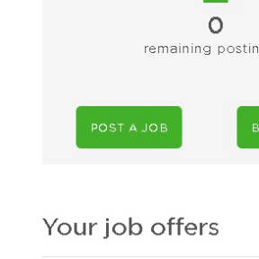 Find and select "POST A JOB."