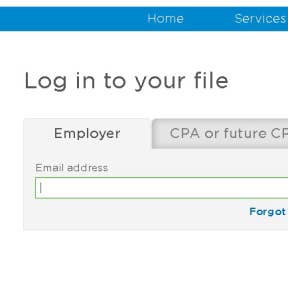 Log in to your newly created account.