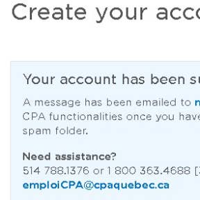 Verify your email address.