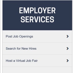 Navigate to the employer services page.