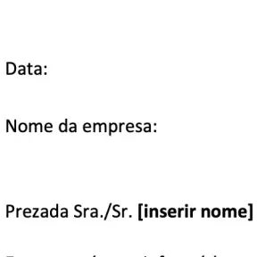 Enderece a carta.