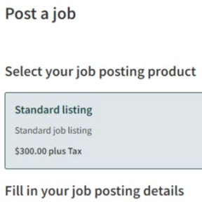 Create your job ad.