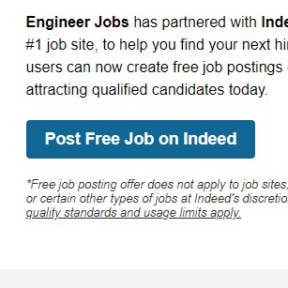 Click on "Post Free Job on Indeed."