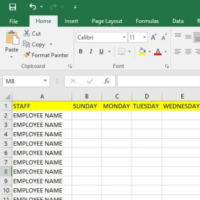 List each employee's name/ID number.