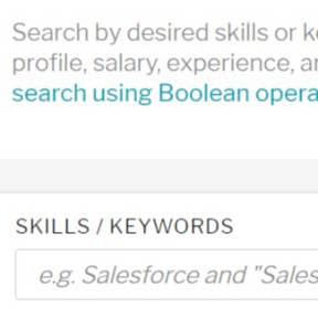 Enter search criteria.