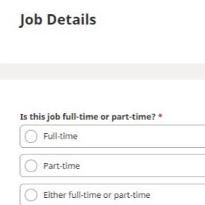 Enter the job details.
