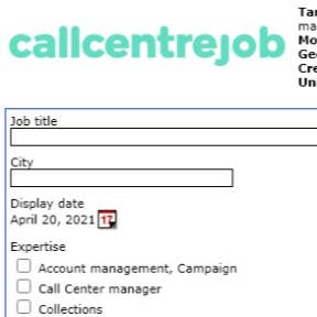 Enter the job vacancy details.