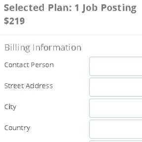 Enter your billing information.