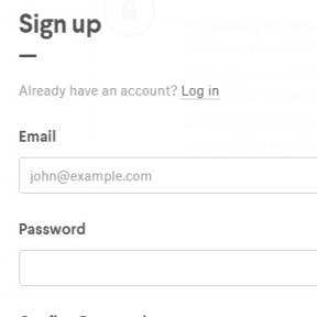 Sign up or log in to your account.