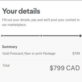 Enter your details.