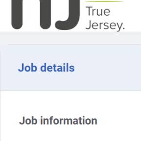 Enter your job details.