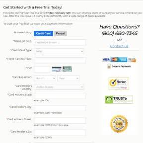 Enter your payment details.