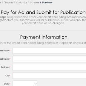 Enter your payment details.