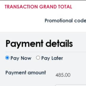 Enter your payment details.