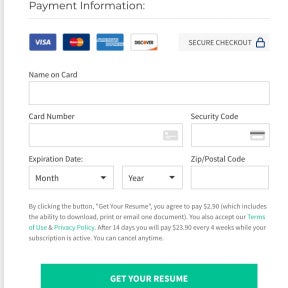Enter your payment details.