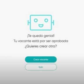 Espera la respuesta de la plataforma.