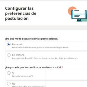 Establece tus preferencias de aplicación.