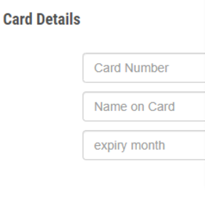 Finalize your order.