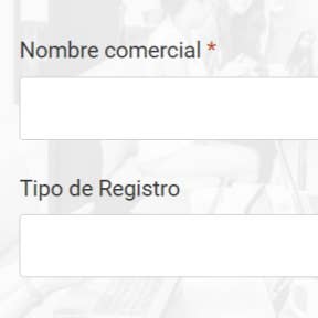 Registra a tu empresa.