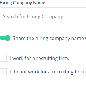 Enter your job posting details.