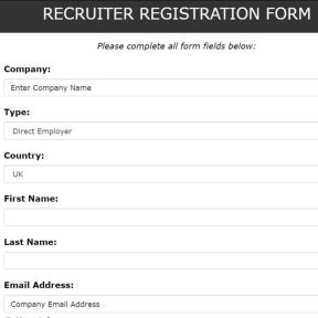 Create your account.