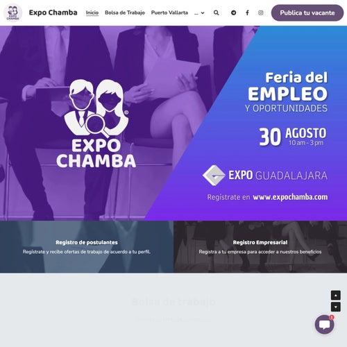 Cómo publicar una vacante en Expo Chamba: