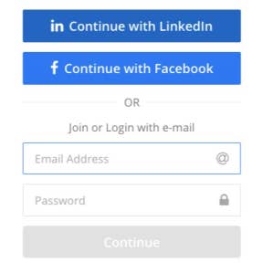 Create your account.