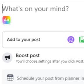 Create a post.