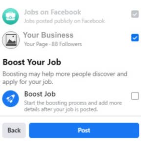 Post your job ad.