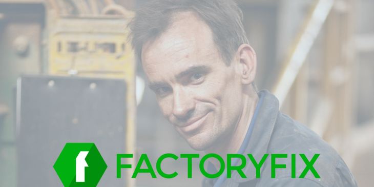 FactoryFix logo.