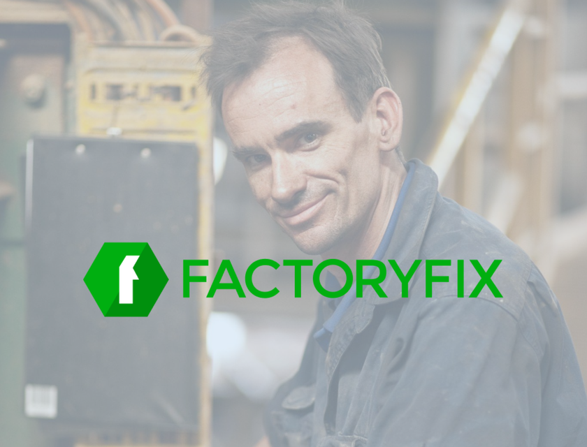 FactoryFix logo.