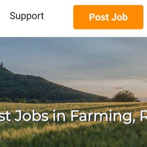 Navigate to the Farm and Ranch Jobs home page.