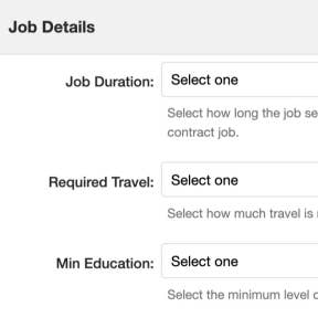 Fill in the ad details.