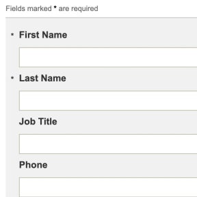 Fill in the form.
