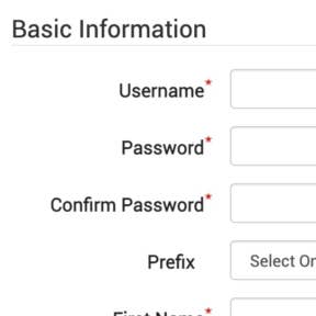 Fill in the form.