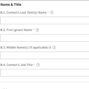 Fill in the required information.