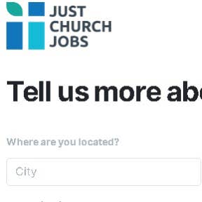 Fill in your church details.
