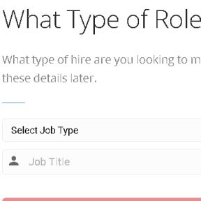 Fill in your job description and details.