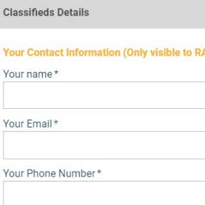 Fill in your job details.