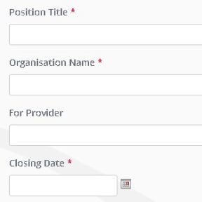 Fill in your job post and payment details.