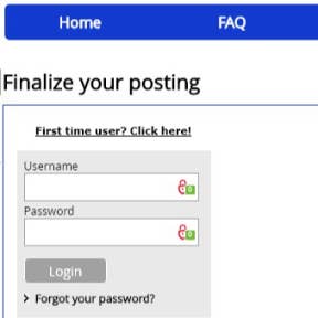 Continue to create an account.