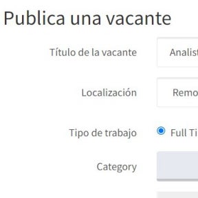 Ingresa la información.