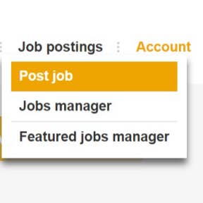 Create your job posting.