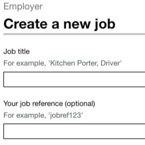 Create your job post.