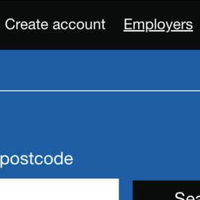 Navigate to the Find a job home page.