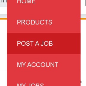 Find "POST A JOB."