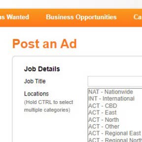 Click on "Post a New Job."