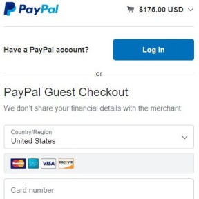 Complete the payment.