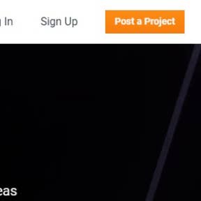 Click "Post a Project" on the home page.