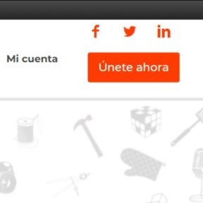 Crea una cuenta.